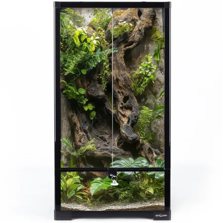 Repti-Zoo Glass Terrarium NET 40x40x75cm - szklane terrarium z metalową siatką-2042077
