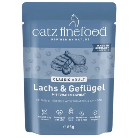 Catz Finefood Classic Łosoś i drób (N.05) saszetka 85g-2042230
