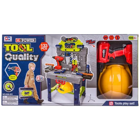 Zestaw Majsterkowicza Mechanika Warsztat Stolarski Walizka Stolik Wkrętarka Narzędzia-2042473