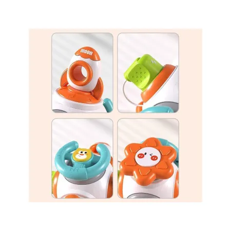 Kostka Sensoryczna Edukacyjna Interaktywna Zabawka Stacja Kosmiczna Rakieta-2044142