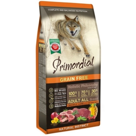 Primordial Dog Grain Free Adult Wild Boar & Lamb 2kg