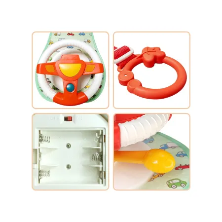 Zestaw Małego Kierowcy Edukacyjna KIEROWNICA DO SAMOCHODU Auta Interaktywna Mata-2046797