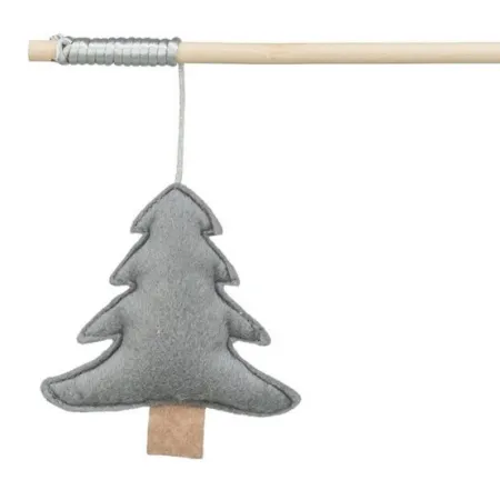 Trixie Zabawka Świąteczna dla kota Wędka z choinką 48cm [TX-924503]