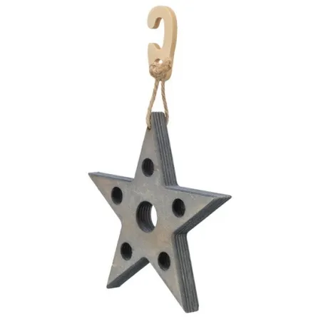 Trixie Zabawka Świąteczna dla gryzoni Gwiazda na przysmaki szara 14x17cm [TX-92655]-2047590