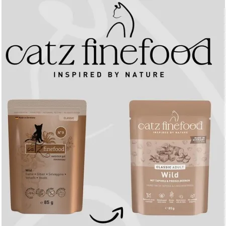 Catz Finefood Classic N.09 Dziczyzna saszetka 85g-2047650