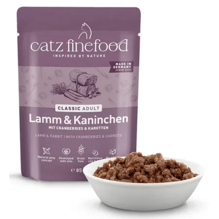 Catz Finefood Classic N.11 Jagnięcina i Królik saszetka 85g-2047655
