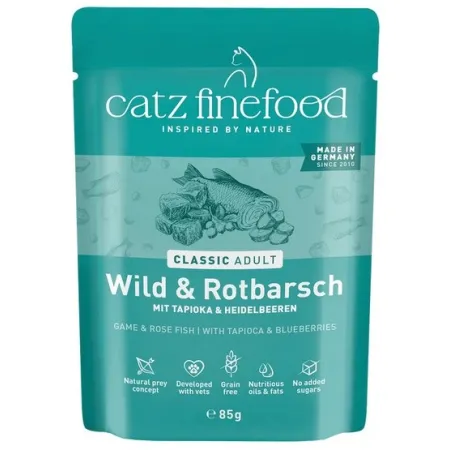 Catz Finefood Classic N.21 Dziczyzna i Karmazyn saszetka 85g-2047669