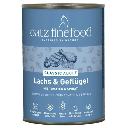 Catz Finefood Classic Łosoś i drób (N.05) puszka 400g