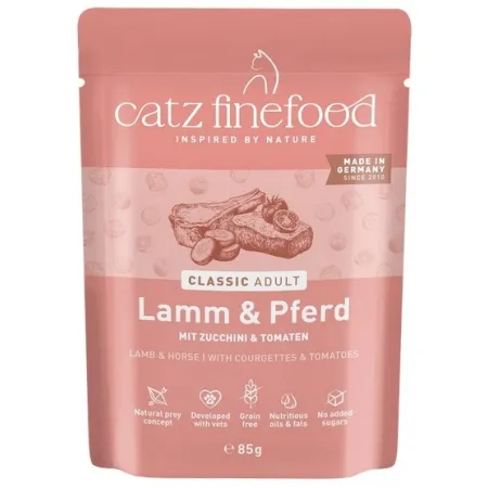 Catz Finefood Classic N.19 Jagnięcina i Konina saszetka 85g-2047689