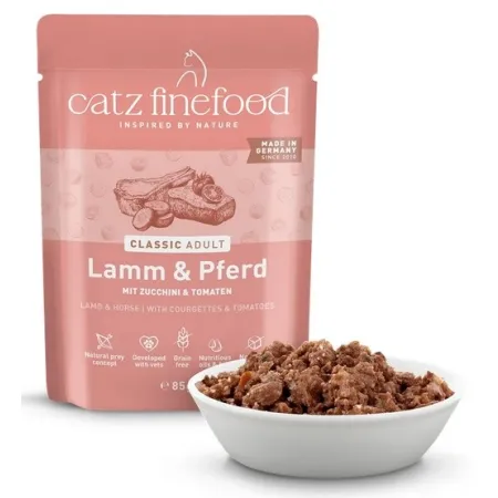Catz Finefood Classic N.19 Jagnięcina i Konina saszetka 85g-2047690