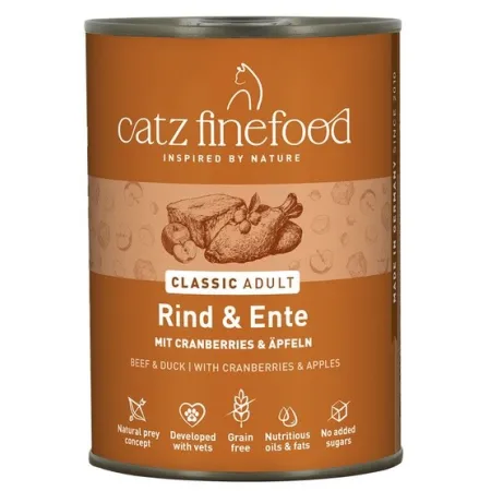 Catz Finefood Classic N.23 Wołowina i Kaczka puszka 400g-2047692