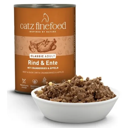 Catz Finefood Classic N.23 Wołowina i Kaczka puszka 400g-2047693