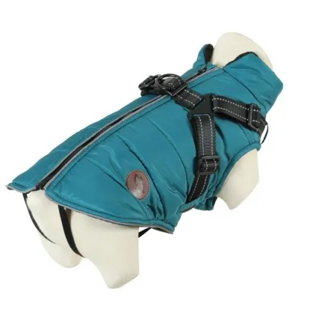 Zolux Kurtka puchowa z szelkami dla psa R.30 niebieska-2048185