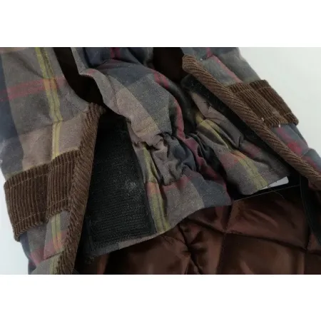 Zolux Kurtka w kratę dla psa Cheverny R.45 brązowa-2048247