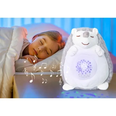 Pluszowy Jeż Jeżyk PROJEKTOR Maskotka Emituje Biały Szum Usypiacz Pomaga Zasnąć Zabawka Dla Dzieci-2048366