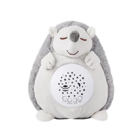 Pluszowy Jeż Jeżyk PROJEKTOR Maskotka Emituje Biały Szum Usypiacz Pomaga Zasnąć Zabawka Dla Dzieci-2048369