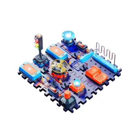 Zestaw Do Eksperymentów Naukowych Sygnalizacja Świetlna Wiatrak Zabawka Naukowa Eksperyment Obwód Elektroniczny