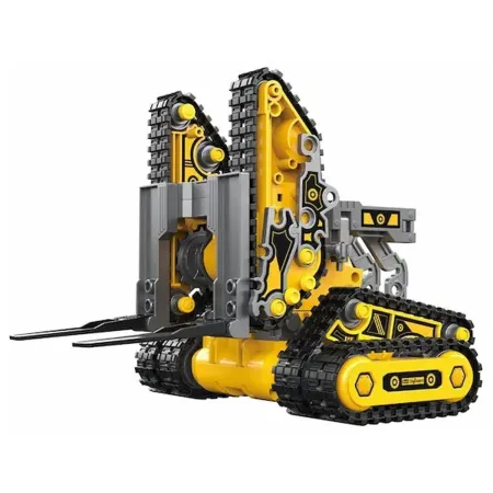 Klocki 176 El. Zestaw do składania MASZYNY BUDOWALNE 4w1 RC Koparka Czołg Wózek Widłowy Zdalnie Sterowane-2048416
