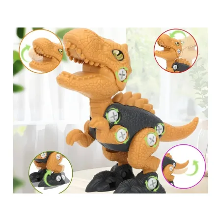 Klocki Konstrukcyjne DINOZAUR Do Skręcania I Rozkręcania Zestaw Klocków 36 El.