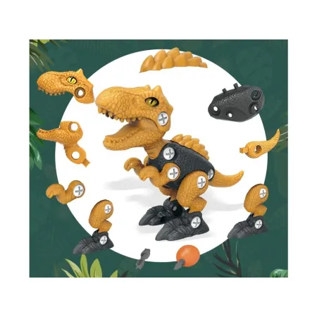 Klocki Konstrukcyjne DINOZAUR Do Skręcania I Rozkręcania Zestaw Klocków 36 El.-2048426