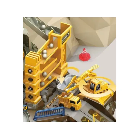 Zjazd samochodowy Tor Kulkowy PLAC BUDOWY Garaż Parking Zjeżdżalnia Dźwig-2048433