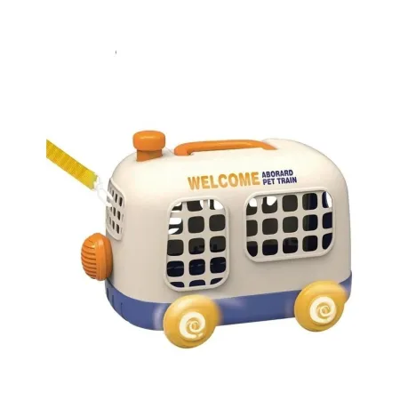 Zestaw Małego Weterynarza Transporter Dla Psa + Akcesoria Klatka Dla Zwierząt Weterynarz Doktor Pies Pluszak-2049514