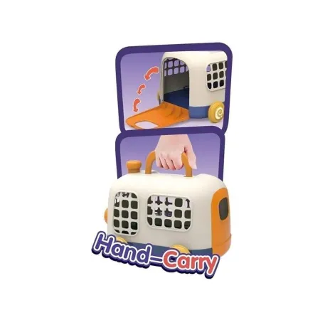 Zestaw Małego Weterynarza Transporter Dla Psa + Akcesoria Klatka Dla Zwierząt Weterynarz Doktor Pies Pluszak-2049517