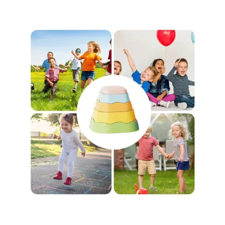 Ścieżka Sensoryczna Dla Dzieci KAMIENIE BALANSUJĄCE 5 Szt Równowaga Trening Równowagi-2049528