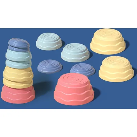 Ścieżka Sensoryczna Dla Dzieci KAMIENIE BALANSUJĄCE 7 Szt Równowaga Trening Równowagi-2049535