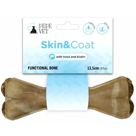 Paka Zwierzaka PEPE VET Kość funkcjonalna Skin & Coat 13,5cm