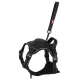 Zolux Szelki ze smyczą automatyczną Easyride M czarne-2040499
