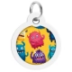 Collar WauDog Smart ID Zawieszka z QR-paszportem okrągła 3cm futrzane potwory-2041319