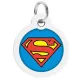 Collar WauDog Smart ID Zawieszka z QR-paszportem okrągła 3cm superman bohater-2041335
