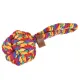 Zolux Zabawka dla psa szarpak piłka sznur Rainbow 9,5cm-2041774