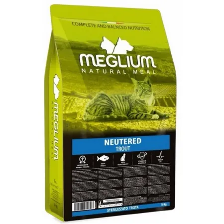 Meglium Cat Adult Neutered Trout 10kg