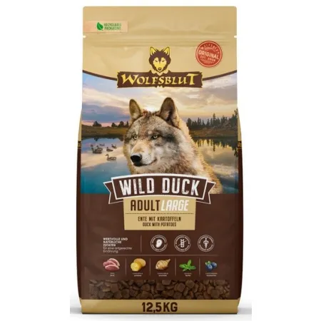 Wolfsblut Dog Wild Duck Large - kaczka i ziemniaki 12,5kg-2050604