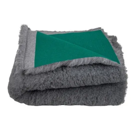 BUBA Dry Bed Legowisko bez antypoślizgów  28mm 50x37cm szare z zielonym spodem [A104]-2050638