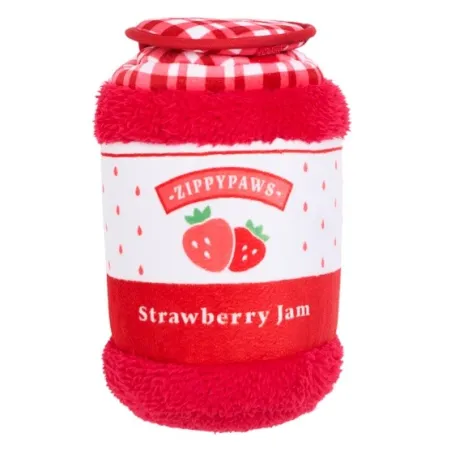 ZippyPaws Pluszowa norka bungee dla psa Dżem truskawkowy [ZP1113]-2050679