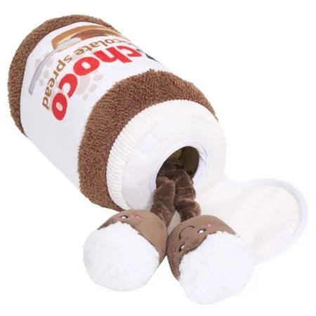 ZippyPaws Pluszowa norka bungee dla psa Słoik czekolady [ZP1112]-2050683