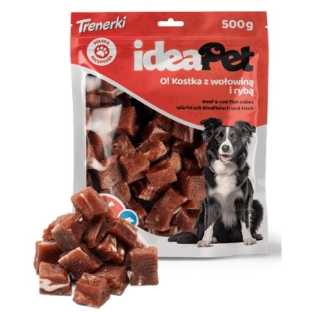 IdeaPet Kostka z wołowiną i rybą 500g
