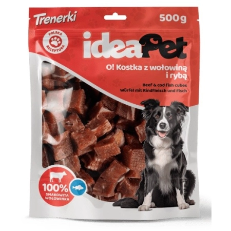 IdeaPet Kostka z wołowiną i rybą 500g-2052877