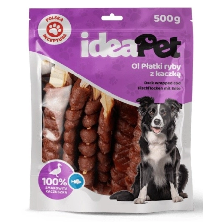 IdeaPet Płatki ryby z kaczką 500g-2052883