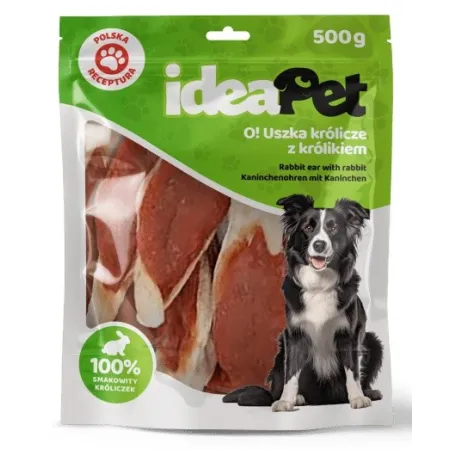 IdeaPet Uszka królicze z królikiem 500g-2052895