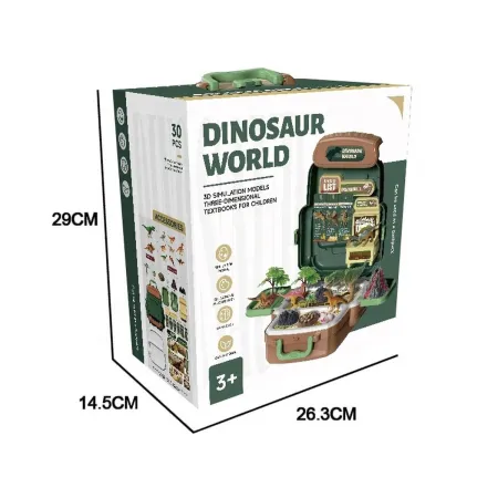 Duży Zestaw Dinozaurów W Plecaku Figurki W Walizce DINOZAURY Wulkan Akcesoria 30 El.-2053817