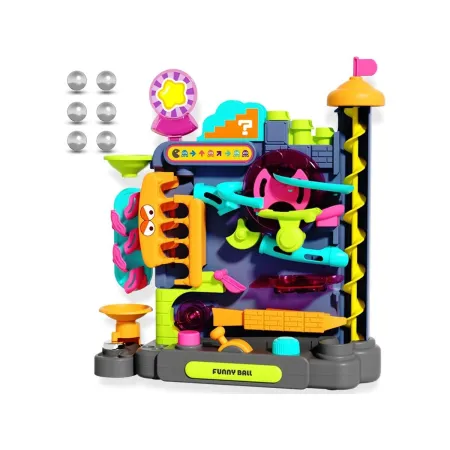 Kulkowy Tor Przeszkód Zjeżdżalnia Zjazd Dla Kulek Kulodrom Zabawka interaktywna-2053836