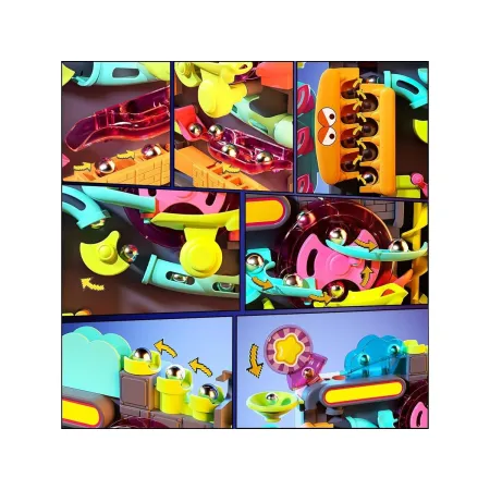 Kulkowy Tor Przeszkód Zjeżdżalnia Zjazd Dla Kulek Kulodrom Zabawka interaktywna-2053841