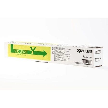 Oryginalny Toner Yellow Kyocera 2551ci (TK8325Y, TK-8325Y, 1T02NPANL0)