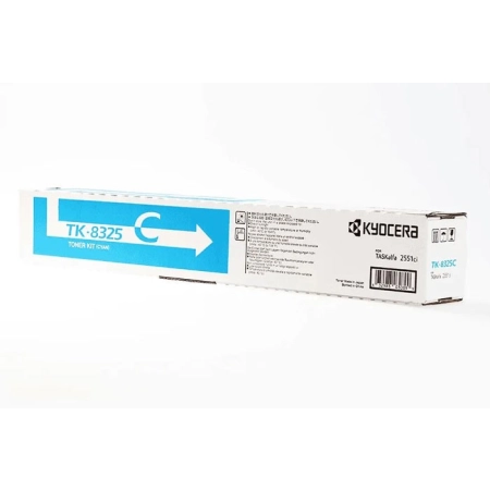 Oryginalny Toner Cyan Kyocera 2551ci (TK8325C, TK-8325C, 1T02NPCNL0)