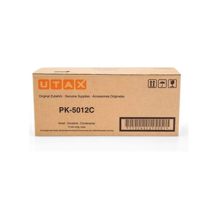 Oryginalny Toner Cyan UTAX 3560 PK-5012C, PK5012C (1T02NSCTU0, 1T02NSCTA0, 1T02NSCUT0)