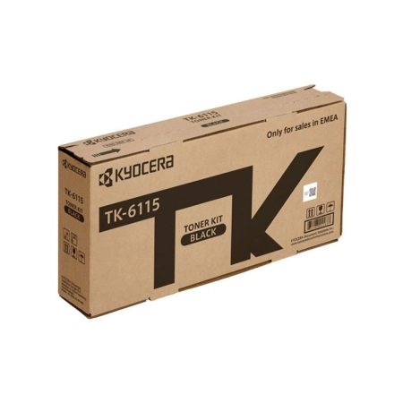 Oryginalny Toner Czarny Kyocera M4125i, M4132i (TK6115, TK-6115, 1T02P10NL0)